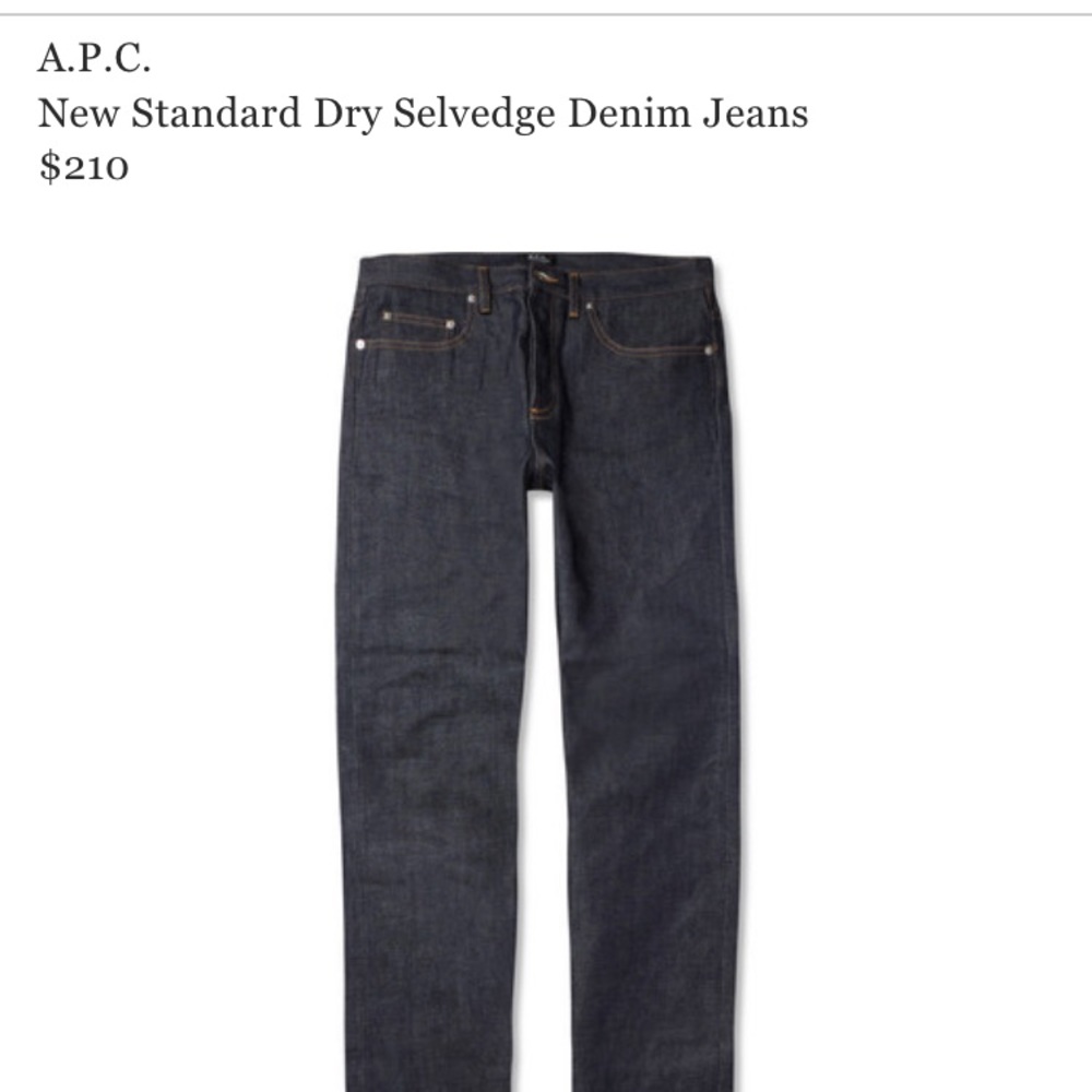 A.P.C. New Standard Jeans